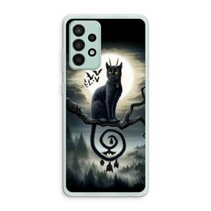 CaseCompany Moonlight Companions: Samsung Galaxy A52s 5G Transparant Hoesje