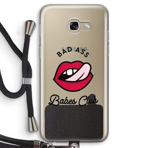 CaseCompany Badass Babes Club: Samsung Galaxy A5 (2017) Transparant Hoesje met koord