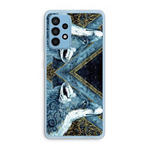 CaseCompany Golden Fox: Samsung Galaxy A52 Transparant Hoesje