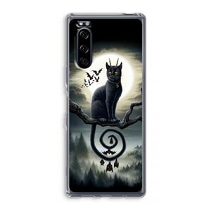 CaseCompany Moonlight Companions: Sony Xperia 5 Transparant Hoesje