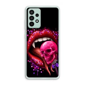 CaseCompany Dodelijk zoet: Samsung Galaxy A52s 5G Transparant Hoesje