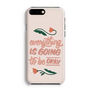CaseCompany Optimistic flower girl: iPhone 8 Plus Volledig Geprint Hoesje