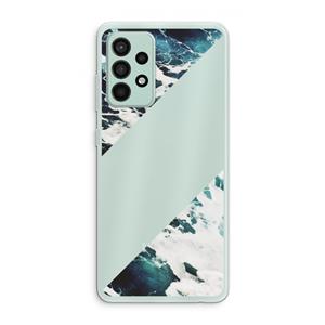 CaseCompany Golven: Samsung Galaxy A52s 5G Transparant Hoesje