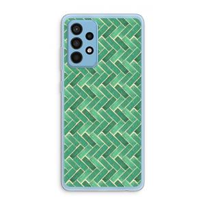 CaseCompany Moroccan tiles 2: Samsung Galaxy A52 Transparant Hoesje