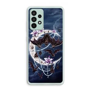 CaseCompany Vleermuizen Maan: Samsung Galaxy A52s 5G Transparant Hoesje