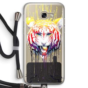 CaseCompany Fading: Samsung Galaxy A5 (2017) Transparant Hoesje met koord