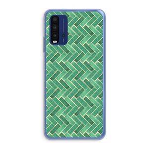 CaseCompany Moroccan tiles 2: Xiaomi Redmi 9T Transparant Hoesje