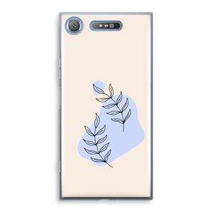 CaseCompany Leaf me if you can: Sony Xperia XZ1 Transparant Hoesje