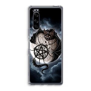 CaseCompany Volle maan: Sony Xperia 5 Transparant Hoesje
