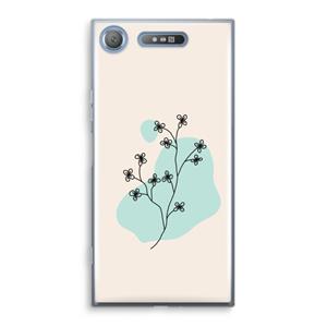 CaseCompany Love your petals: Sony Xperia XZ1 Transparant Hoesje