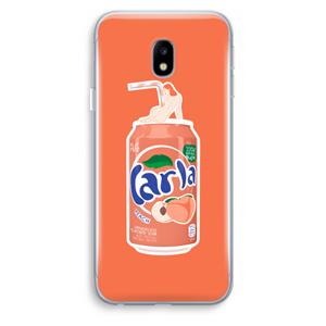 CaseCompany S(peach)less: Samsung Galaxy J3 (2017) Transparant Hoesje