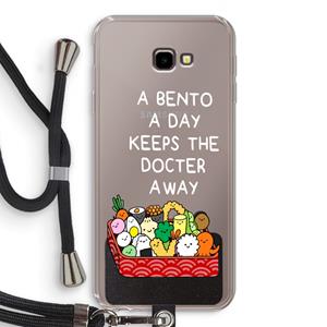 CaseCompany Bento a day: Samsung Galaxy J4 Plus Transparant Hoesje met koord