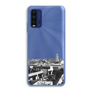 CaseCompany Marrakech Skyline : Xiaomi Redmi 9T Transparant Hoesje