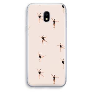 CaseCompany Dancing #1: Samsung Galaxy J3 (2017) Transparant Hoesje