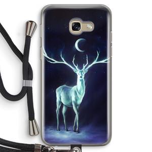 CaseCompany Nightbringer: Samsung Galaxy A5 (2017) Transparant Hoesje met koord