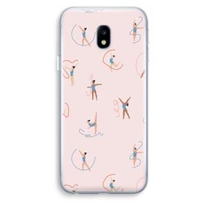 CaseCompany Dancing #3: Samsung Galaxy J3 (2017) Transparant Hoesje