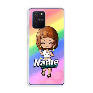 CaseCompany Chibi Maker vrouw: Samsung Galaxy Note 10 Lite Transparant Hoesje