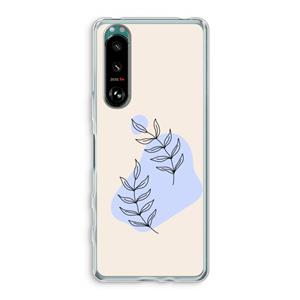 CaseCompany Leaf me if you can: Sony Xperia 5 III Transparant Hoesje