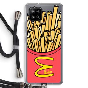 CaseCompany McElodie: Samsung Galaxy A42 5G Transparant Hoesje met koord