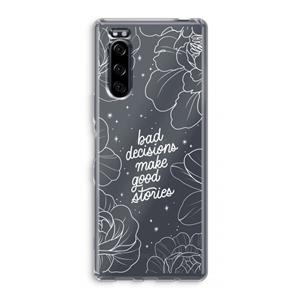 CaseCompany Good stories: Sony Xperia 5 Transparant Hoesje