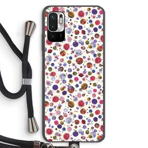 CaseCompany Planets Space: Xiaomi Redmi Note 10 5G Transparant Hoesje met koord