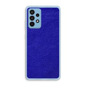 CaseCompany Majorelle Blue: Samsung Galaxy A52 Transparant Hoesje