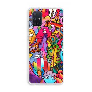 CaseCompany Dreams: Galaxy A71 Transparant Hoesje