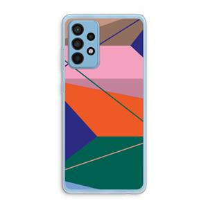 CaseCompany Gestalte 1: Samsung Galaxy A52 Transparant Hoesje