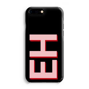 CaseCompany Monogram: iPhone 8 Plus Volledig Geprint Hoesje