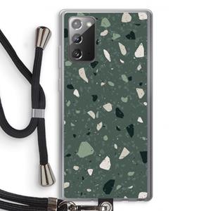 CaseCompany Terrazzo N°19: Samsung Galaxy Note 20 / Note 20 5G Transparant Hoesje met koord