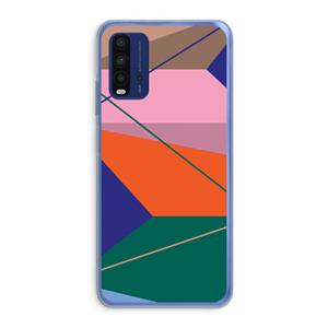 CaseCompany Gestalte 1: Xiaomi Redmi 9T Transparant Hoesje