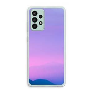 CaseCompany Sunset pastel: Samsung Galaxy A52s 5G Transparant Hoesje