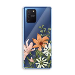 CaseCompany Floral bouquet: Samsung Galaxy Note 10 Lite Transparant Hoesje