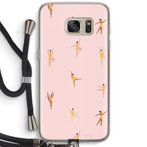 CaseCompany Dans #2: Samsung Galaxy S7 Transparant Hoesje met koord