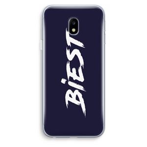 CaseCompany Biest: Samsung Galaxy J3 (2017) Transparant Hoesje