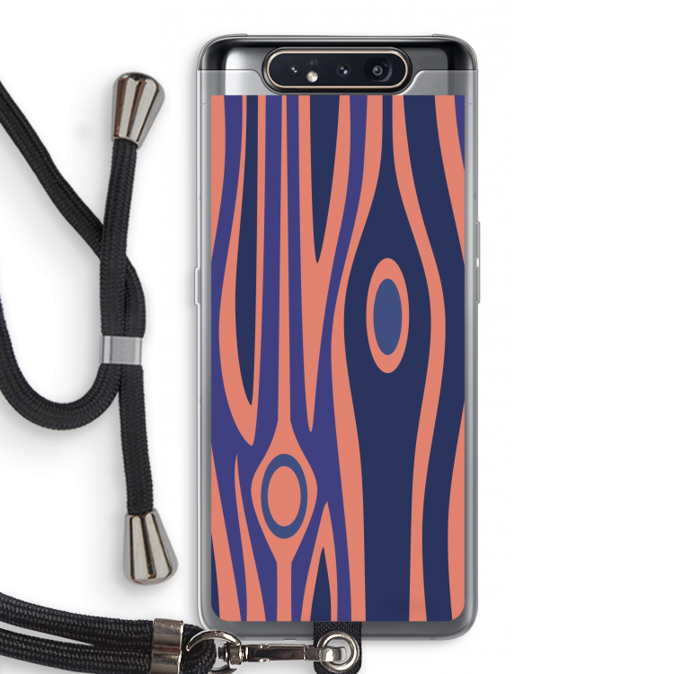 CaseCompany Bast A: Samsung Galaxy A80 Transparant Hoesje met koord
