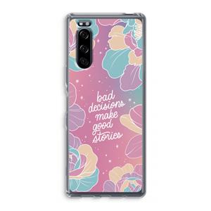 CaseCompany Good stories: Sony Xperia 5 Transparant Hoesje
