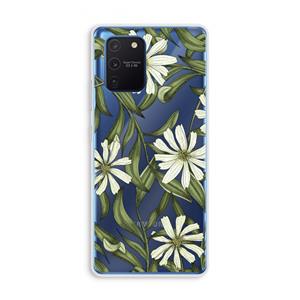 CaseCompany Wit bloemenpatroon: Samsung Galaxy Note 10 Lite Transparant Hoesje