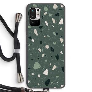 CaseCompany Terrazzo N°19: Xiaomi Redmi Note 10 5G Transparant Hoesje met koord