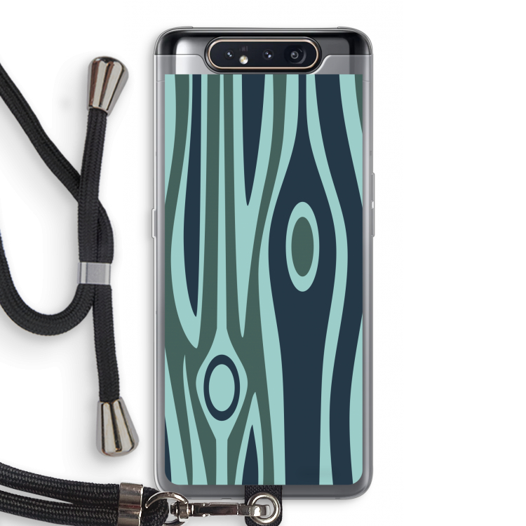 CaseCompany Bast B: Samsung Galaxy A80 Transparant Hoesje met koord