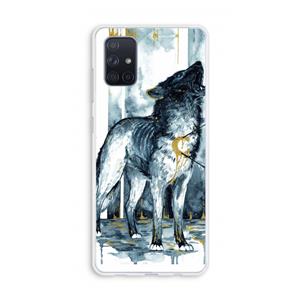 CaseCompany Bleeding Soul: Galaxy A71 Transparant Hoesje