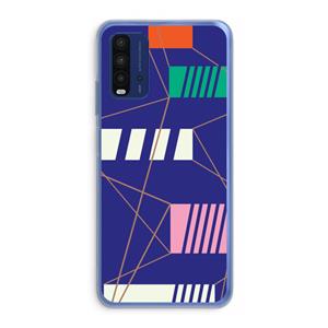 CaseCompany Gestalte 5: Xiaomi Redmi 9T Transparant Hoesje