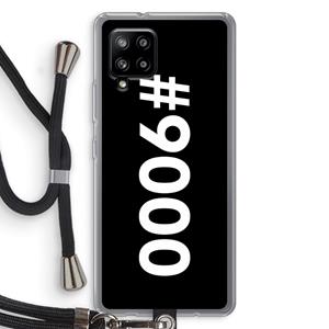 CaseCompany 9000: Samsung Galaxy A42 5G Transparant Hoesje met koord