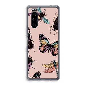 CaseCompany Tiny Bugs: Sony Xperia 5 Transparant Hoesje