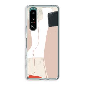 CaseCompany Lava: Sony Xperia 5 III Transparant Hoesje