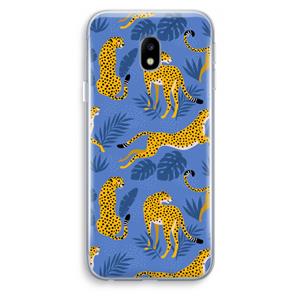 CaseCompany Luipaard: Samsung Galaxy J3 (2017) Transparant Hoesje
