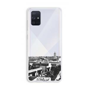 CaseCompany Marrakech Skyline : Galaxy A71 Transparant Hoesje