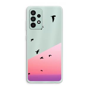 CaseCompany Fly away: Samsung Galaxy A52s 5G Transparant Hoesje