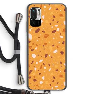 CaseCompany Terrazzo N°24: Xiaomi Redmi Note 10 5G Transparant Hoesje met koord