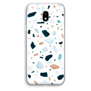 CaseCompany Terrazzo N°13: Samsung Galaxy J3 (2017) Transparant Hoesje